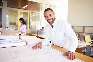 The architect prospered in his career field because he has a passion for unique design. The architect prospered in his career field because he has a passion for unique design.