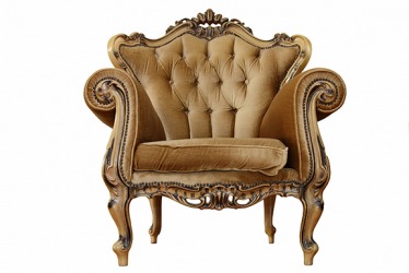 She likes to refurbish provincial chairs into one of a kind furniture pieces. She likes to refurbish provincial chairs into one of a kind furniture pieces.