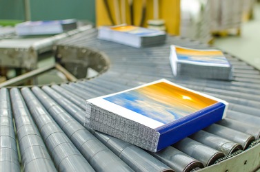 A Book on the production line at a press plant house A Book on the production line at a press plant house