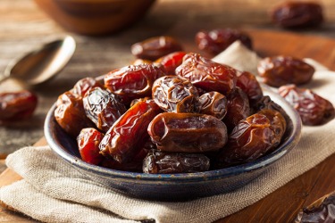 Dates in a bowl. Dates in a bowl.