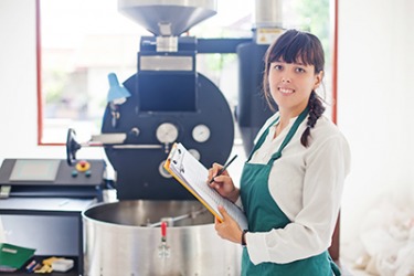 The QA supervisor adheres to a checklist for every batch of coffee beans. The QA supervisor adheres to a checklist for every batch of coffee beans.