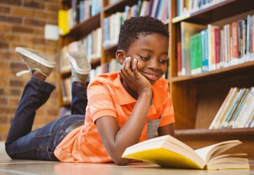 Dylan is quite a good reader and he enjoys going to the media room at his school. Dylan is quite a good reader and he enjoys going to the media room at his school.