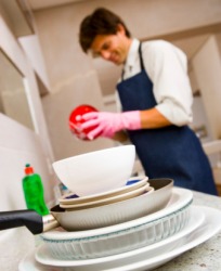 Mark didn't realize how much housework his wife did until she went out of town for a week. Mark didn't realize how much housework his wife did until she went out of town for a week.