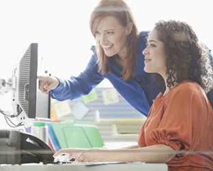 It was a relief for April to start her new job because she had been searching for work for several months. It was a relief for April to start her new job because she had been searching for work for several months.