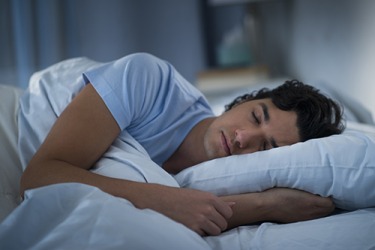 Marcelo goes to bed at 11:00 p.m. every night so that he gets plenty of REM sleep. Marcelo goes to bed at 11:00 p.m. every night so that he gets plenty of REM sleep.