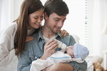 These new parents wanted to reproduce to carry on the family name. These new parents wanted to reproduce to carry on the family name.