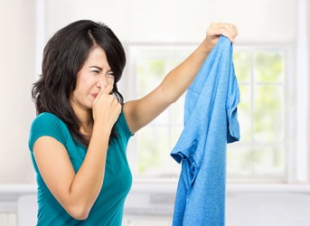 Amy was hit with a wave of repugnance when she finally found the source of the terrible odor. Amy was hit with a wave of repugnance when she finally found the source of the terrible odor.