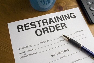 The woman filed a restraining order against her former boyfriend because he came to her place of work. The woman filed a restraining order against her former boyfriend because he came to her place of work.