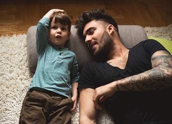 Noah and his father like to make up ridiculous stories about magical creatures in faraway lands. Noah and his father like to make up ridiculous stories about magical creatures in faraway lands.