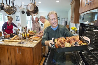 Neil likes to roast a couple of chickens when he hosts his legendary dinner parties. Neil likes to roast a couple of chickens when he hosts his legendary dinner parties.