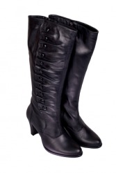 A pair of womens boots. A pair of womens boots.