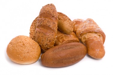 A pile of assorted buns. A pile of assorted buns.