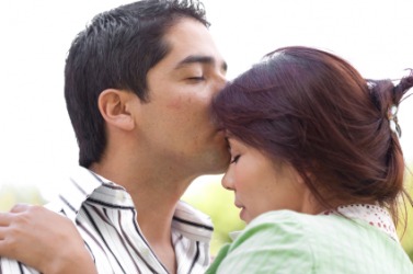 An amorous couple. An amorous couple.
