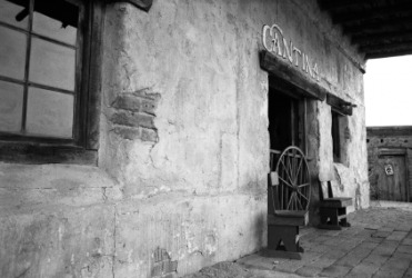 An old west cantina. An old west cantina.