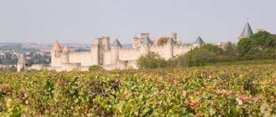 The medieval city of Carcassonne. The medieval city of Carcassonne.