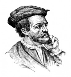 A portrait of Jacques Cartier. A portrait of Jacques Cartier.