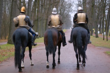 Three cavaliers. Three cavaliers.