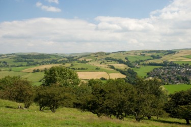English countryside in the county of Cheshire. English countryside in the county of Cheshire.