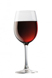 A glass of claret. A glass of claret.