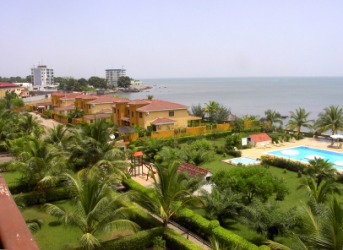 The seaport town of Conakry. The seaport town of Conakry.