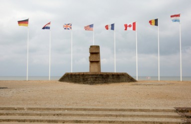 Memorial to the soldiers who landed in Normandy on D-day, June 6th, 1944. Memorial to the soldiers who landed in Normandy on D-day, June 6th, 1944.