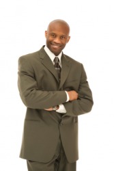 A dapper young man. A dapper young man.