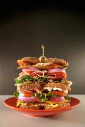 A Dagwood sandwich A Dagwood sandwich