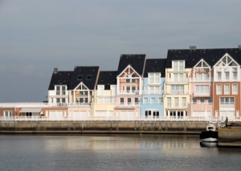 The picturesque town of Deauville, France. The picturesque town of Deauville, France.