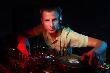 A disc jockey, or deejay, at work. A disc jockey, or deejay, at work.