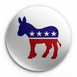 The logo of the Democratic Party. The logo of the Democratic Party.