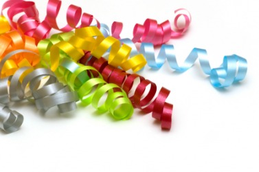 Several coils of ribbon. Several coils of ribbon.