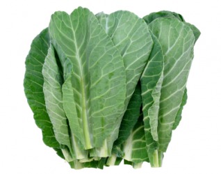 Several collard leaves. Several collard leaves.