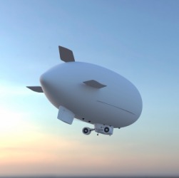 A dirigible. A dirigible.