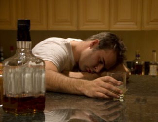 This man is drunk. This man is drunk.