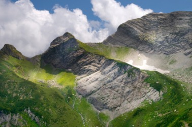 An example of an arete. An example of an arete.