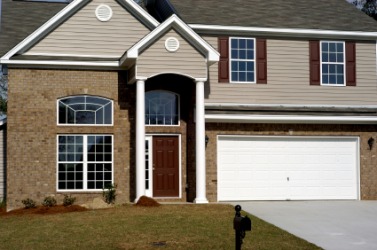 A modern American dwelling. A modern American dwelling.