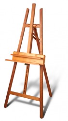 One type of wooden easel. One type of wooden easel.