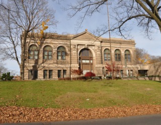 The public library in Easton. The public library in Easton.