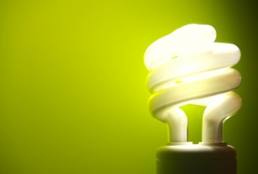 A bulb powered by electricity. A bulb powered by electricity.