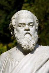 The Greek philosopher and logician, Socrates. The Greek philosopher and logician, Socrates.