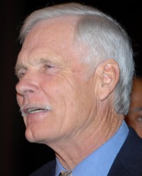 American television entrepreneur, Ted Turner. American television entrepreneur, Ted Turner.