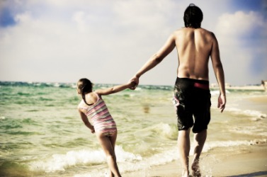 The enjoyment of a day at the beach. The enjoyment of a day at the beach.
