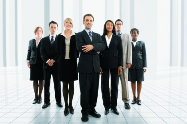 A group of modern entrepreneurs. A group of modern entrepreneurs.