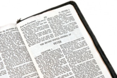 The second epistle of Peter in the Bible. The second epistle of Peter in the Bible.