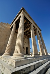 Columns from the temple Erechtheum. Columns from the temple Erechtheum.
