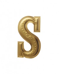 The letter S. The letter S.