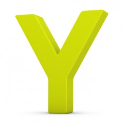The letter Y. The letter Y.