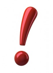 A whimsical exclamation point! A whimsical exclamation point!
