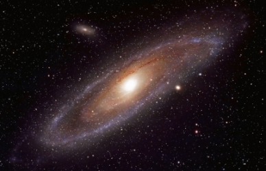 This galaxy is part of an expanding universe. This galaxy is part of an expanding universe.