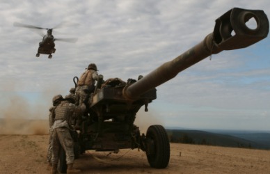 An example of field artillery. An example of field artillery.